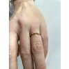 Gold minimalist split ring