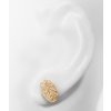 Gold leaf earrings