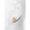Gold leaf earrings