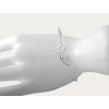 Women's silver Bird bracelet with a bird