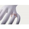 Gold minimalist Berries women's ring with pearl