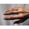 Angular Beveled gold Ring