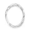 Unisex Silver Implicate Ring