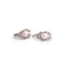 Ocean earrings with a flap pearl