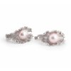 Ocean earrings with puzetta pearl hanging