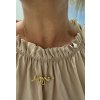 Gold snake necklace