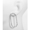 Women's silver opulent Implicate earrings