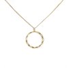 Opulent gold Implicate necklace