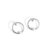 Minimalistické náušnice Purity kruh s perlou