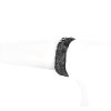 Black conical hammered ring