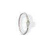 Silver ring Delf with pearl