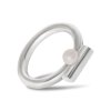 Minimalist smaller Zenit ring with pearl