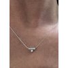 Minimalist smaller Zenit necklace with pearl