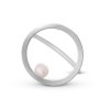 Minimalistický prsten Purity s perlou v kruhu
