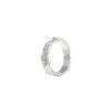 Women's silver ring Aqua