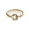 Women's gold-plated Cookie ring