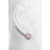 Women's gold earrings Bowpearls with pearl, American clasp