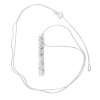 Women's minimalist longer necklace Aqua drops with pearl