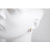 Gold-plated minimalist Wings earrings