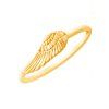 Gold-plated minimalist Wings ring