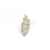 Women's silver ring with Leaf leaves