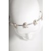 Wedding silver headband - handmade in the Czech Republic Baroque with pearls