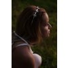 Wedding silver headband - handmade in the Czech Republic Baroque with pearls