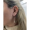 Women's minimalist Line dangling earrings