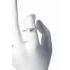 Women's silver ring with a bird