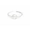 Women's silver minimalist bracelet Simple