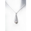 Women's silver Delf necklace with pearl