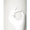 Women's silver ring Implicate ring
