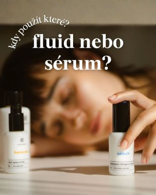 Fluid, nebo sérum? Možná to zní podobně. Ale v péči má každý přípravek trochu jinou roli. 🌼 Fluid Nádech je ideální pro...