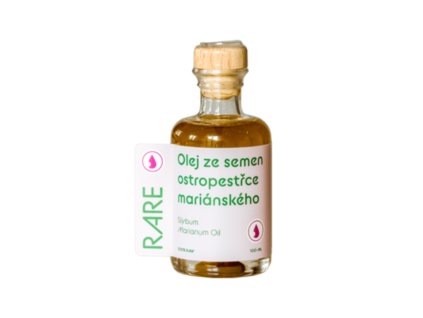 Ostropestřec mariánský nefiltrovaný RARE - Bohemia olej