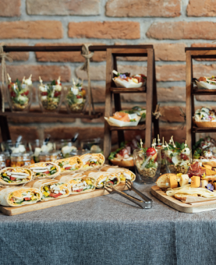 Ukázka cateringu z Klásku