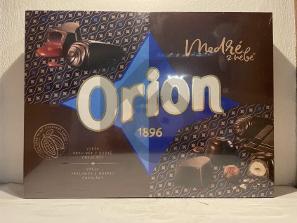 Orion 1896 Modré Z Nebe Výběr Pralinek Z Hořké Čokolády 143g