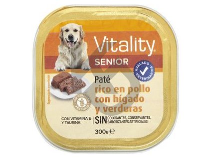 Vitality Senior Rico En Pollo Paštika Pro Psy 300g
