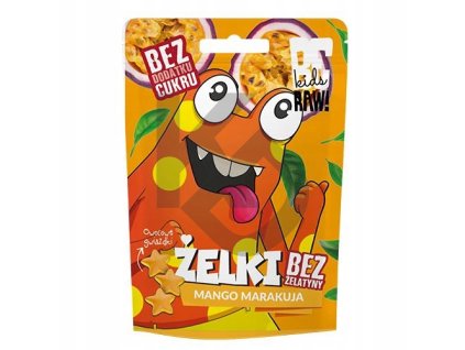 BeRAW Kids Zelki Mango Marakuja dla dzieci 35 g
