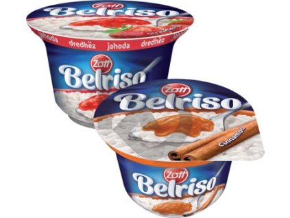 Zott Belriso Mléčná rýže Classic jahoda, skořice 200g