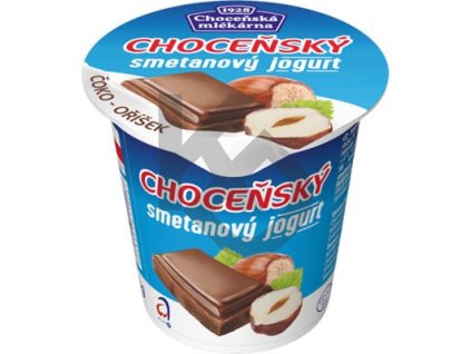 Choceňská Mlékárna Choceňský Smetanový Jogurt Čoko-Oříšek 150g