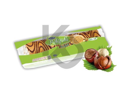 48906 rolanda flavour hazelnut piskotova rolada s liskooriskovym kremem 300g