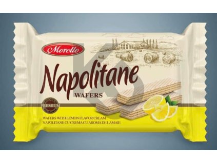 Morello Napolitane Wafers Citron 75g