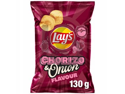 Lay s Chipsy ziemniaczane o smaku Chorizo Onions bitwa smakow 130g