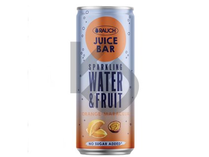 58425 rauch juice bar sparkling water fruit orange maracuja 330 ml