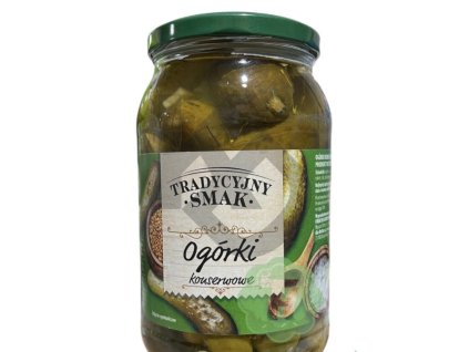 58956 tradycyjny smak okurky nakladane 870g