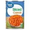 59919 great value sliced carrots 411g