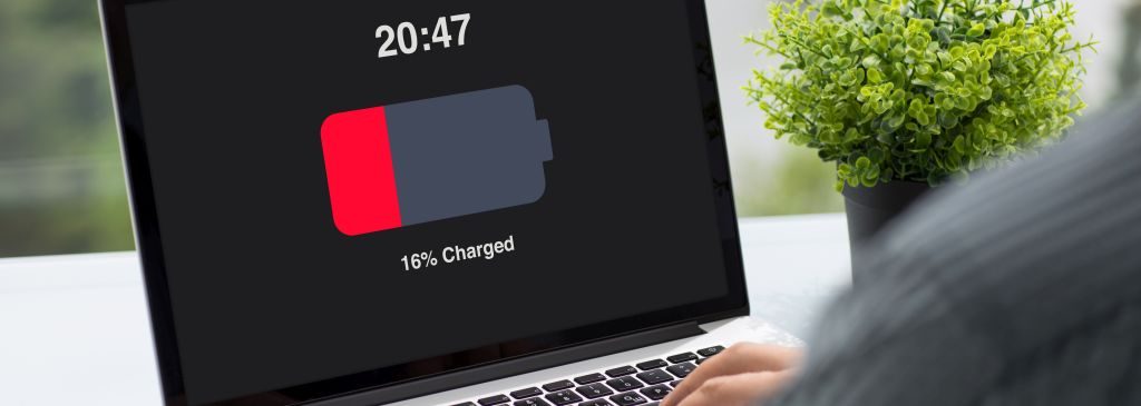 vybitá batéria notebooku