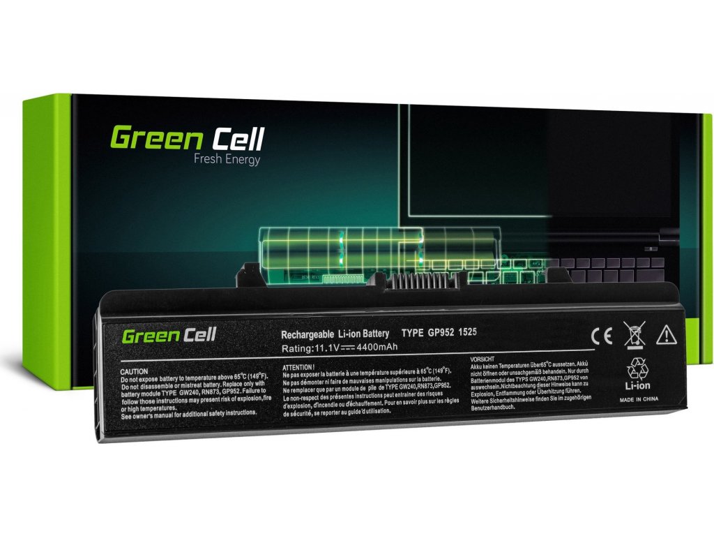 Batéria do notebooku Dell Inspiron 1525 1526 1545 1440 GW240 11.1V 6 cell