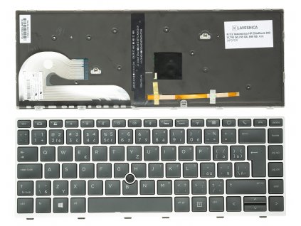 SK/CZ klávesnica HP EliteBook 840 G5,745 G5,745 G6, 840 G6