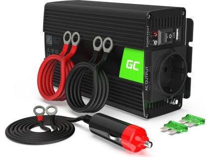 Automobilový menič napätia Green Cell ® Voltage Car Inverter 24V to 230V, 500W / 1000W